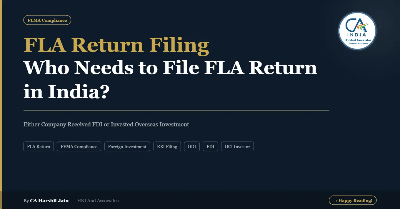 Who Needs to File FLA Return in India?